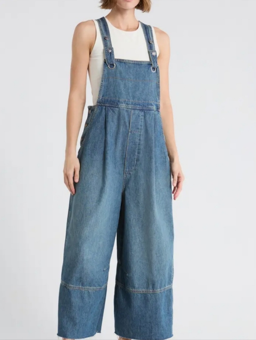 We The Free Denim Overalls in Deep Blue